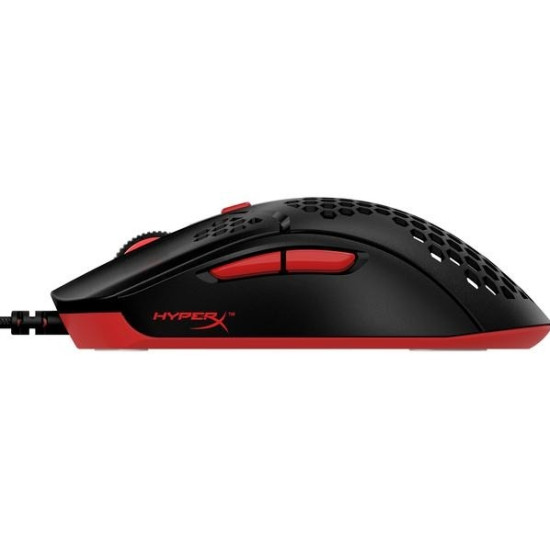 Геймърска мишка HyperX Pulsefire Haste, RGB, USB 2.0, Черен/Червен