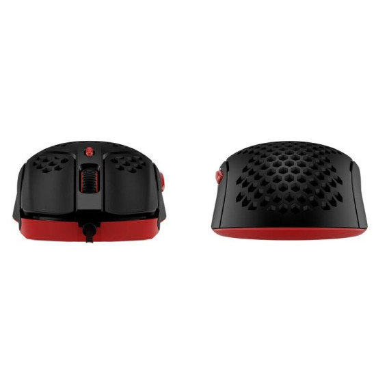 Геймърска мишка HyperX Pulsefire Haste, RGB, USB 2.0, Черен/Червен