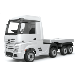 Mercedes ACTROS Licensed Electric Ride-On Truck with Trailer, 2×12V Batteries