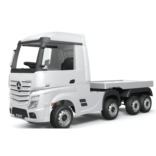 Mercedes ACTROS Licensed Electric Ride-On Truck with Trailer, 2×12V Batteries
