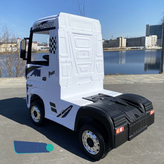 Mercedes ACTROS Licensed Electric Ride-On Truck with Trailer, 2×12V Batteries