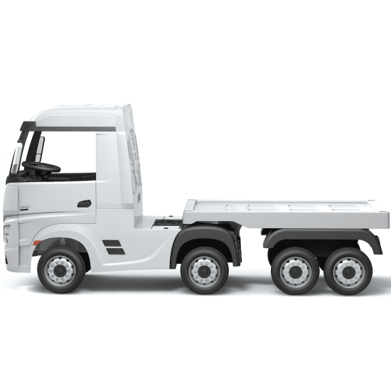 Mercedes ACTROS Licensed Electric Ride-On Truck with Trailer, 2×12V Batteries