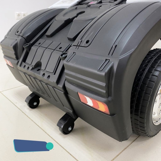 Mercedes ACTROS Licensed Electric Ride-On Truck with Trailer, 2×12V Batteries