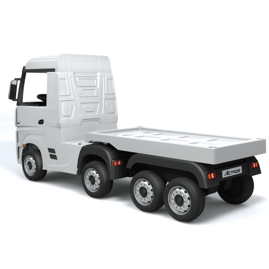 Mercedes ACTROS Licensed Electric Ride-On Truck with Trailer, 2×12V Batteries