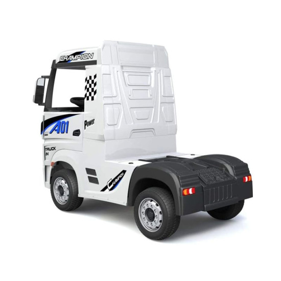 Mercedes ACTROS Licensed Electric Ride-On Truck with Trailer, 2×12V Batteries