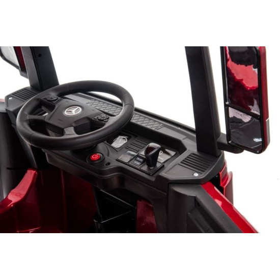 Mercedes ACTROS Licensed Electric Ride-On Truck with Trailer, 2×12V Batteries
