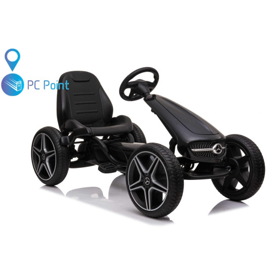 Лицензиран детски картинг Mercedes-Benz PEDAL GO KART с меки EVA гуми – Модел 2026