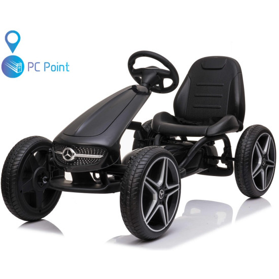 Лицензиран детски картинг Mercedes-Benz PEDAL GO KART с меки EVA гуми – Модел 2026